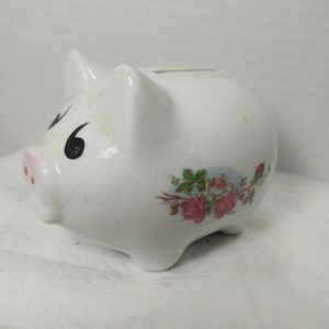 Mini piggy bank hand painted